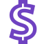 Icon of a dollar sign